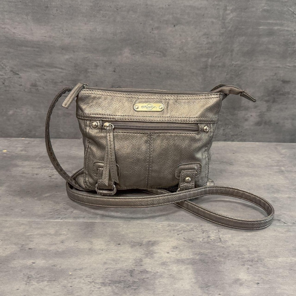 Vintage VTG Y2K 2000's 00's Diffusion Silver Gem Shoulder Crossbody Purse Bag